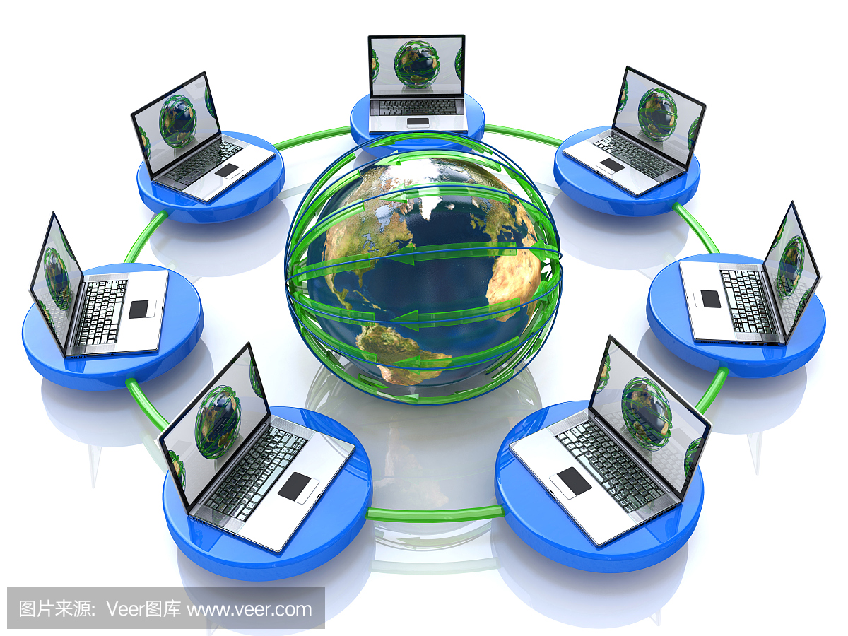全球计算机网络的设计与互联网信息有关。三维演示